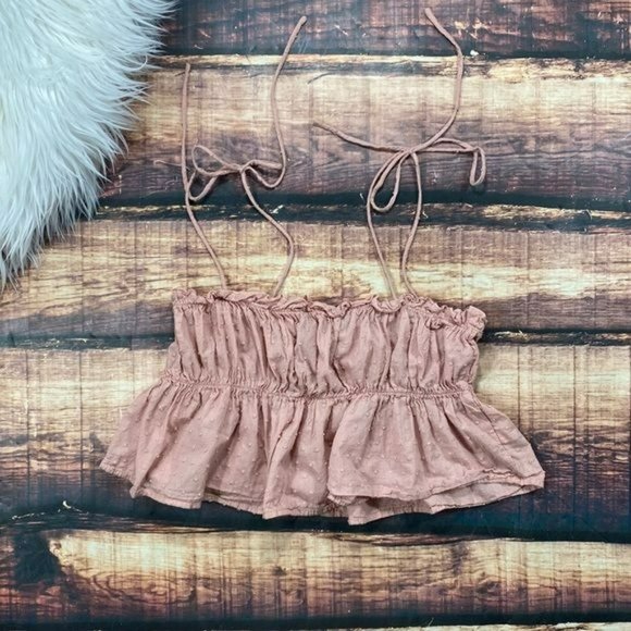 SHEIN Tops - RELISTED Pink Bubble Crop Top Tank
